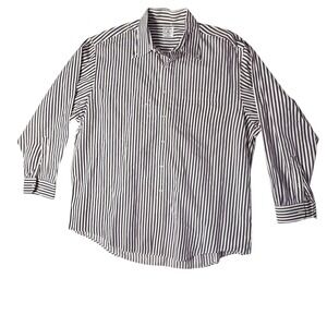 Brooks Brothers Sport Shirt Mens XL Purple White Striped Button Down Cotton XL
